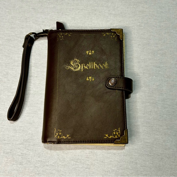 ThinkGeek Spellbook Wristlet, Cardholder Wallet, Boho, Whimsigoth, Witchy - Picture 1 of 5